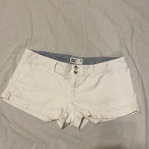 White Shortie Shorts from American Eagle